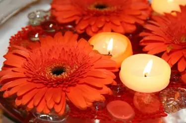 candles and flowers -- image under license from istock photo