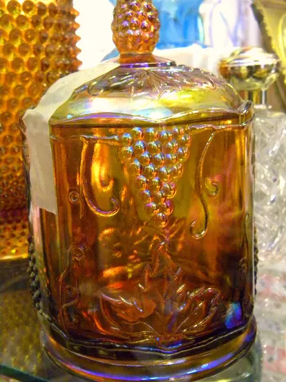 Carnival glass ©marye audet permission granted to lovetoknow