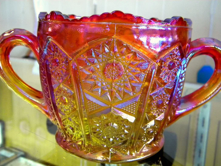 Carnival glass ©marye audet permission granted to lovetoknow