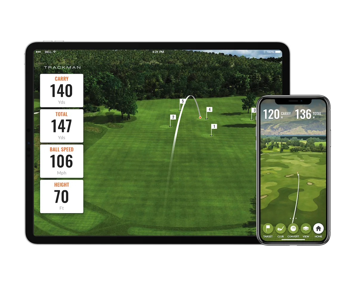 Trackman app on iPad and iPhone