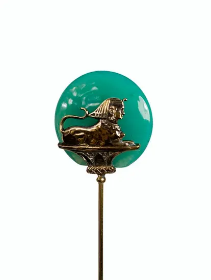 egyptian revival hat pin