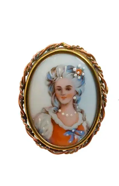 hand painted hat pin