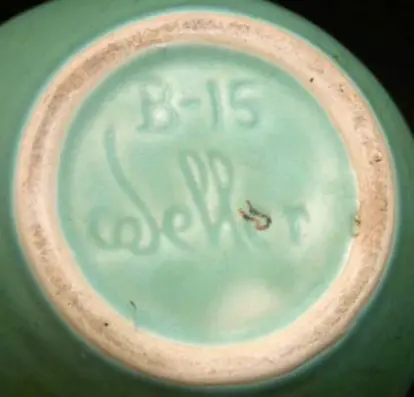 weller pottery mark