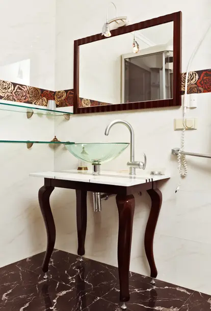 Furniture style vanity