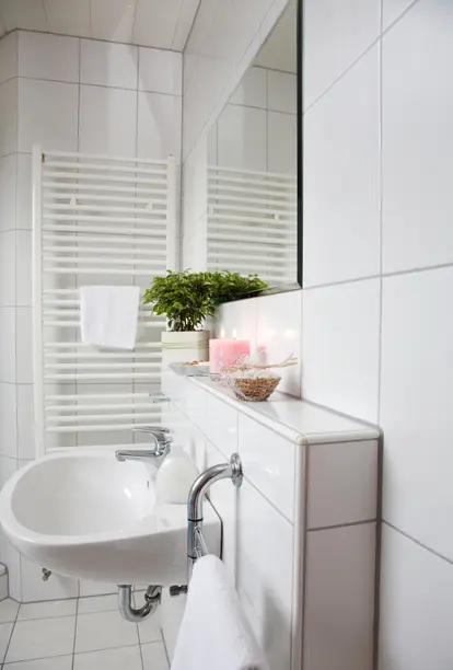 White bathroom