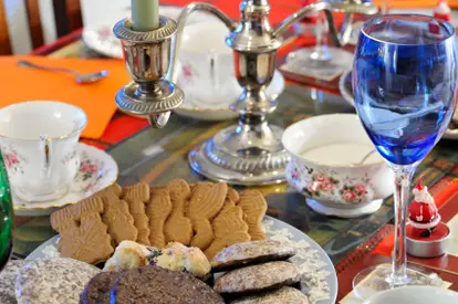 Tea party table setting