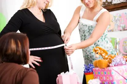 women at a baby shower