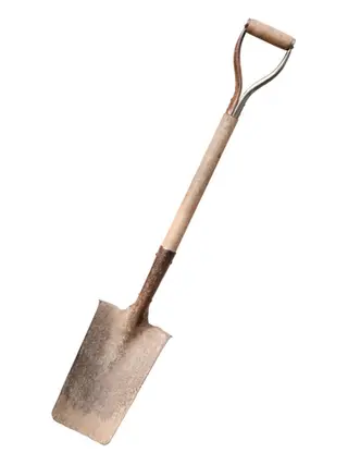 Square spade for cutting sod and edging lawns