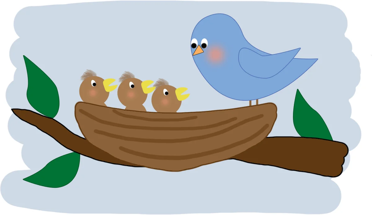 Birds nest clip art