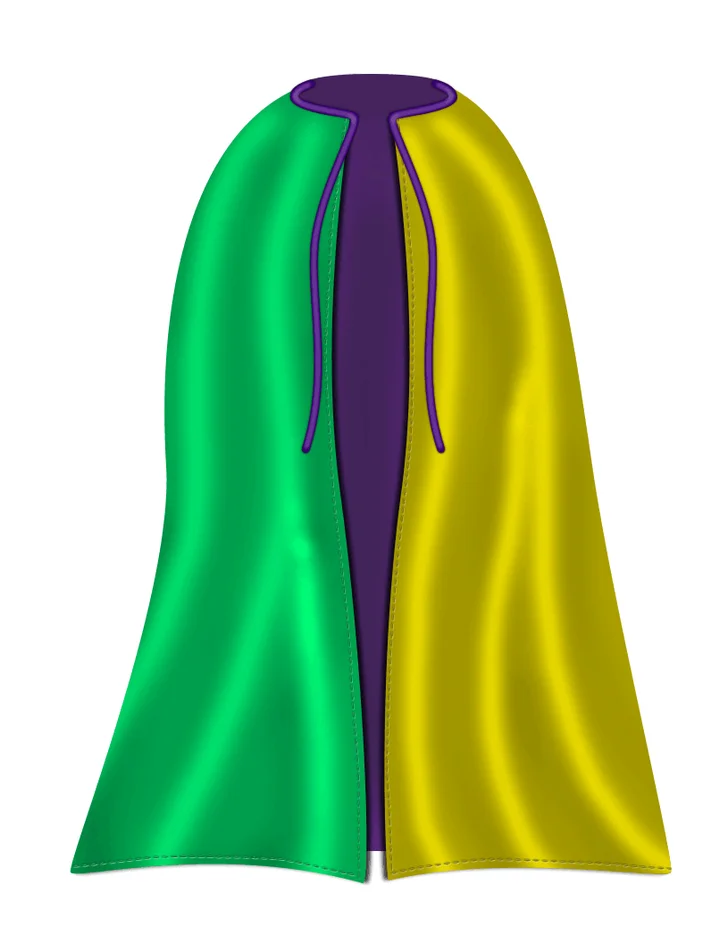 Mardi Gras cape