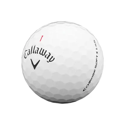 Callaway white Chrome Soft X LS golf ball