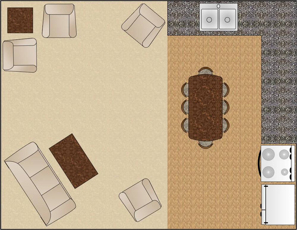 Living room arrangement