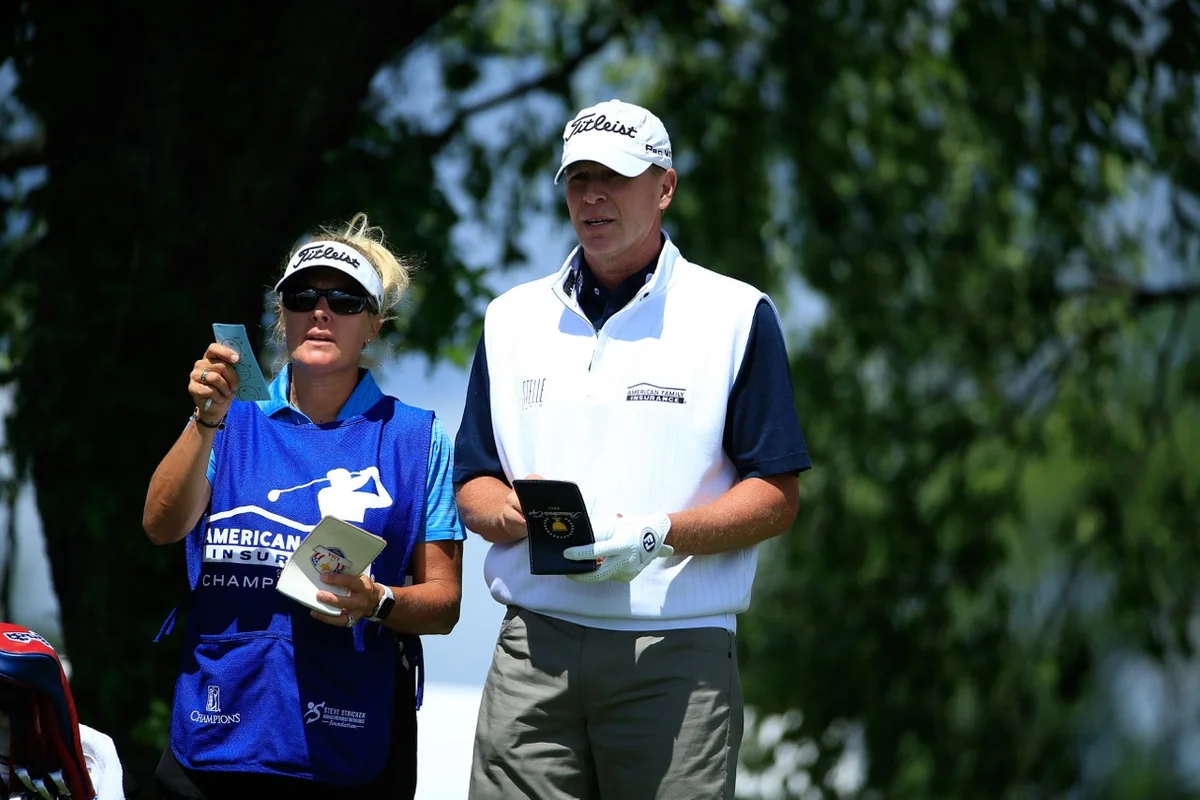 Steve Stricker and his wife Nicki