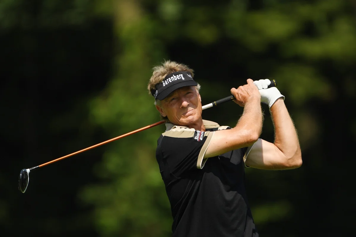 Bernhard Langer, the champions tour money leader