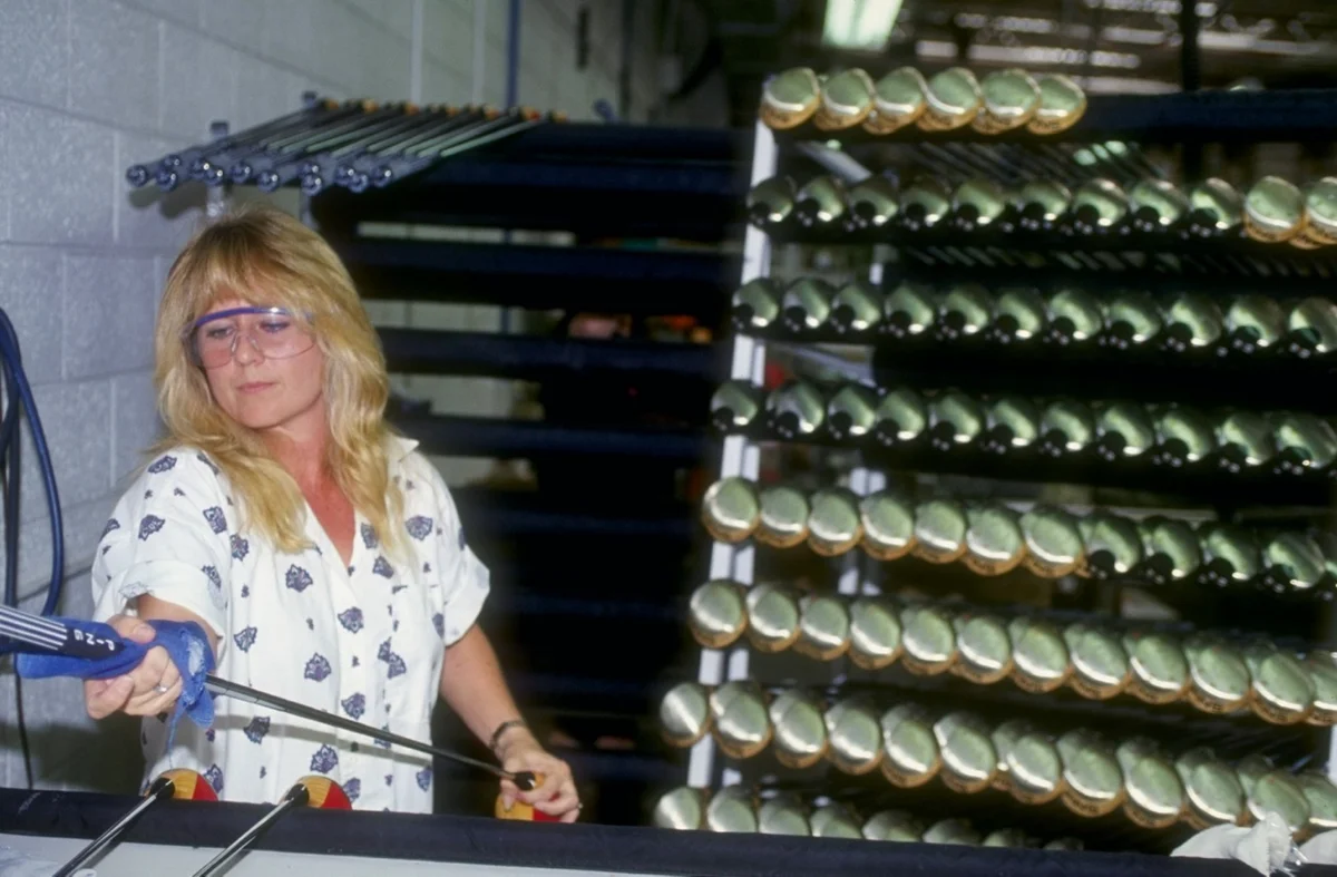 ping golf clubs finished in the factory