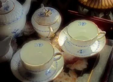 bone china tea set