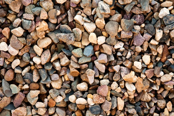 multi-colored pebbles