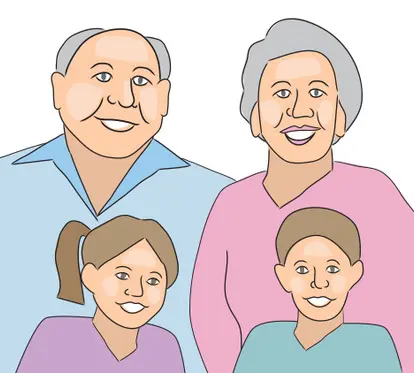 Grandparents clip art 3