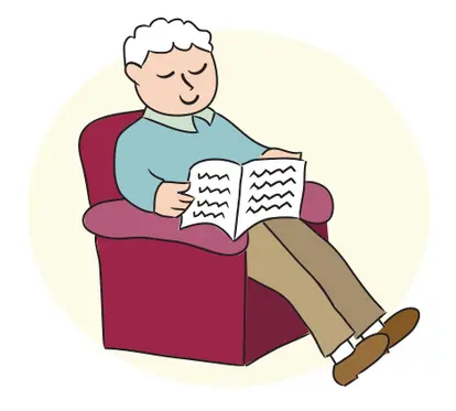 Grandpa clip art 2