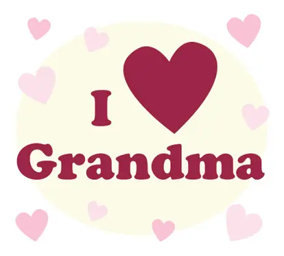 Grandmother clip art 3