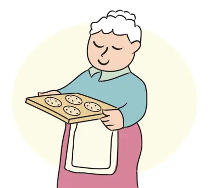 Grandmother clip art 2
