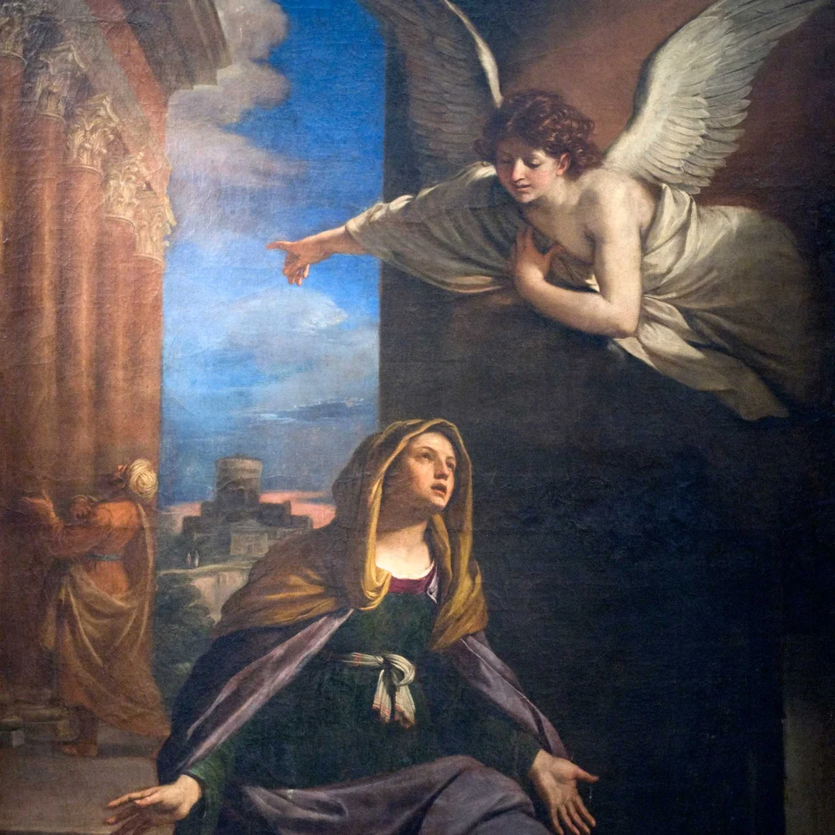 An angel spoke to Mary