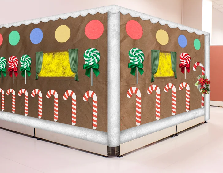 Gingerbread cubicle
