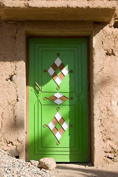 Steel green door from Taroudant region http://nadlerphotography.com/archives/category/travel-photography/moroccan-doors