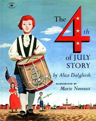 The Fourth of July Story http://www.amazon.com/gp/product/0689718764/ref=as_li_tl?ie=UTF8&camp=1789&creative=390957&creativeASIN=0689718764&linkCode=as2&tag=lovetoknow-20&linkId=YZYQMA5DL4O2NCKR