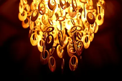 DIY chandelier