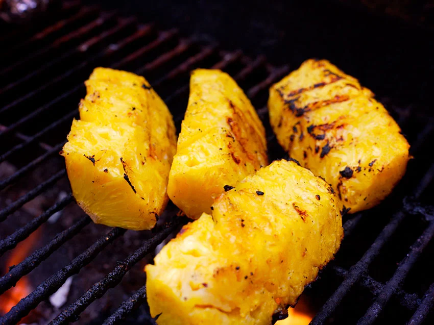 Grilled pineapple