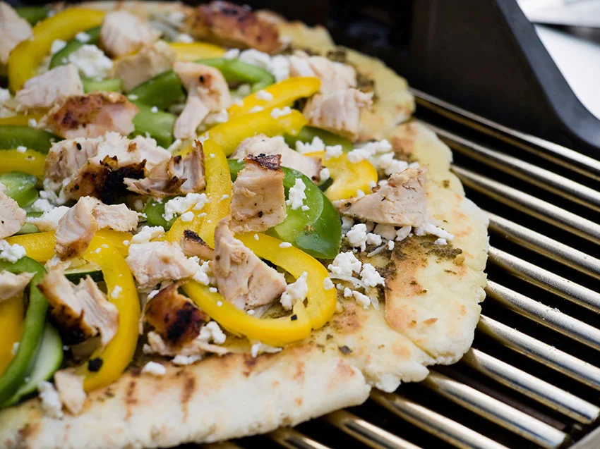 Grilled pizza