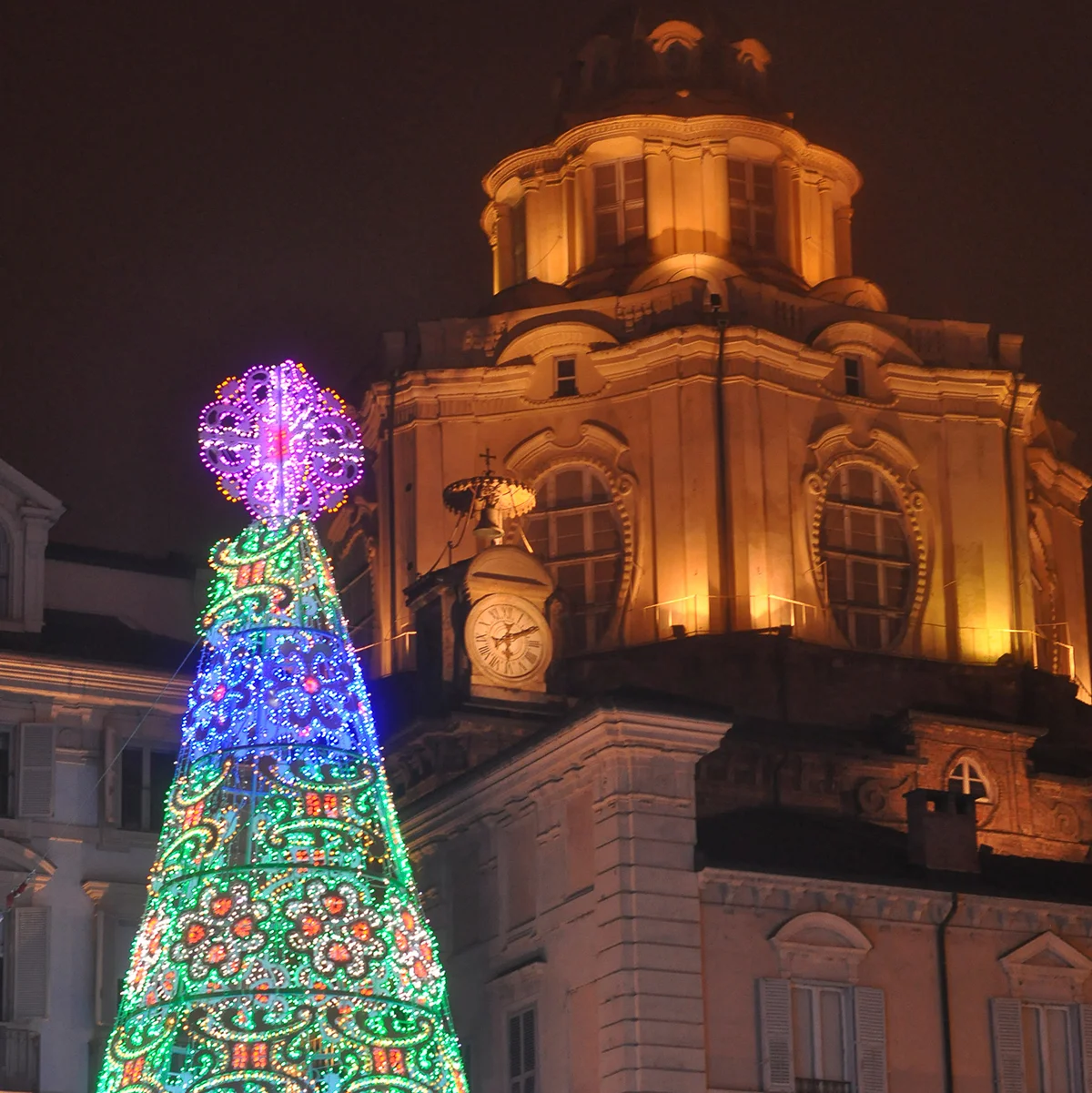Turin Christmas tree
