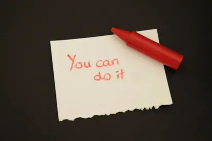note of encouragement