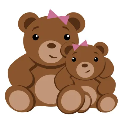 Mothers Day Clip Art 3 bear