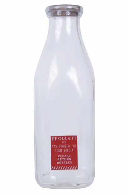 post-1940s milk bottle