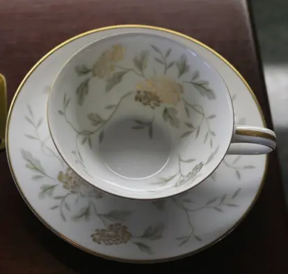 Noritake Janice teacups and saucers
