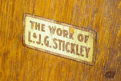 Stickley Furniture Label