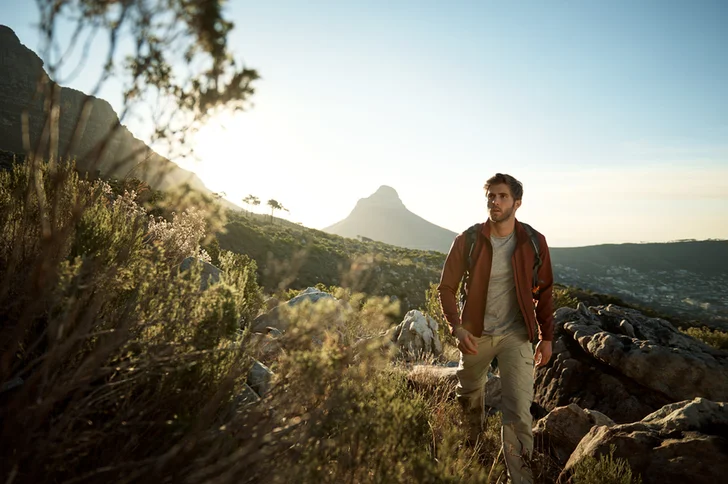 hiking man