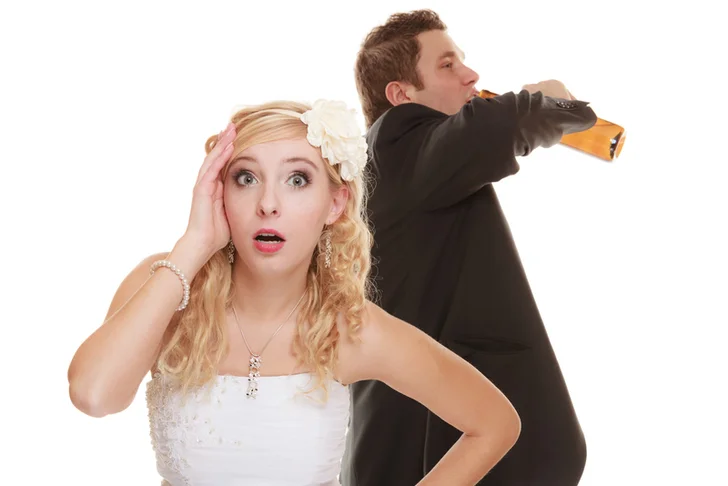 drinking groom