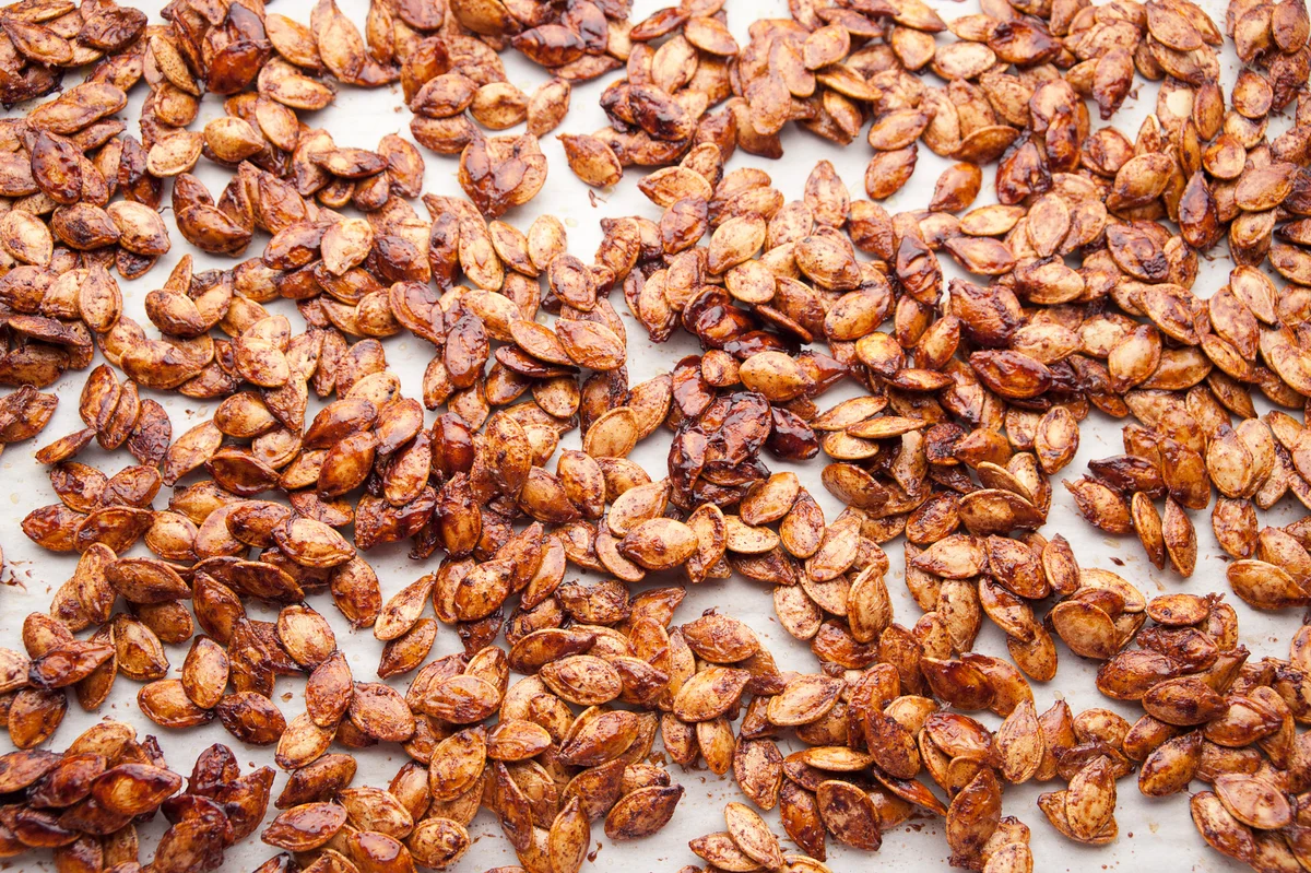Honey roasted pumpkin seeds