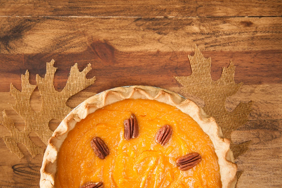 Homemade sweet potato pie