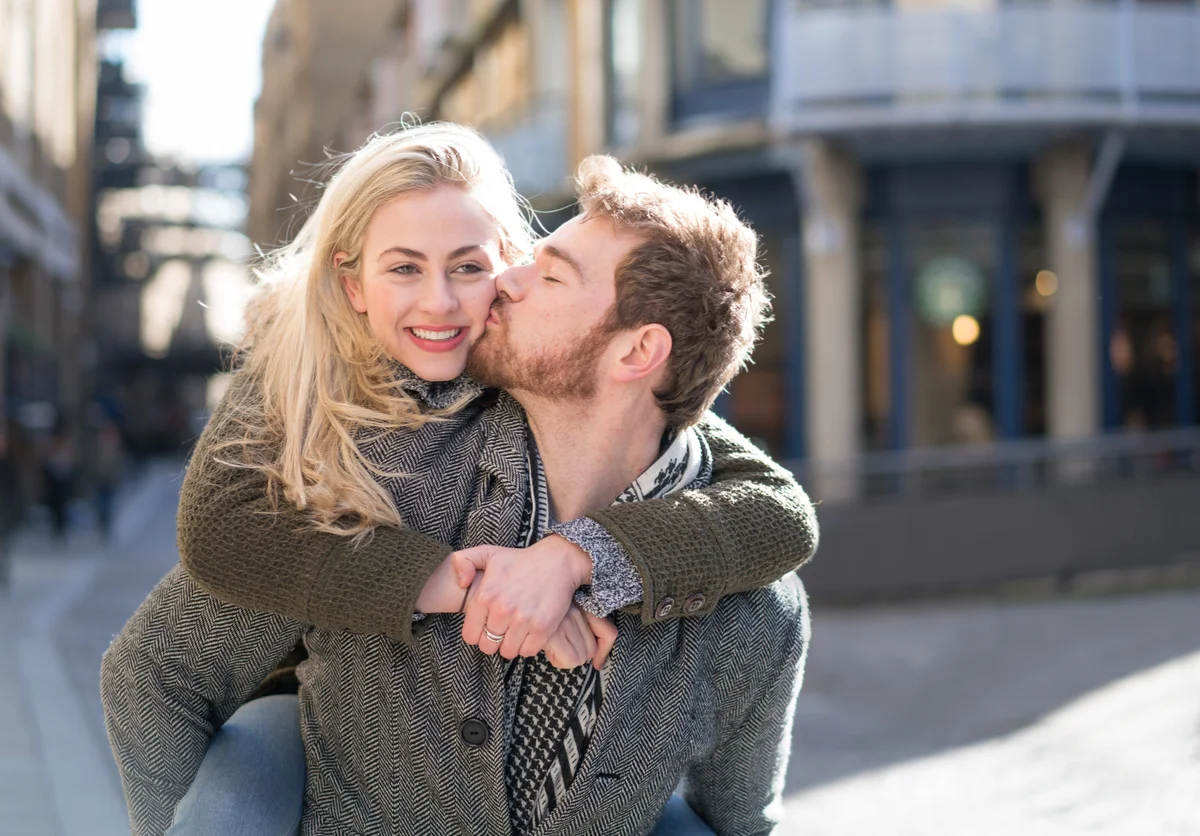 Loving young couple