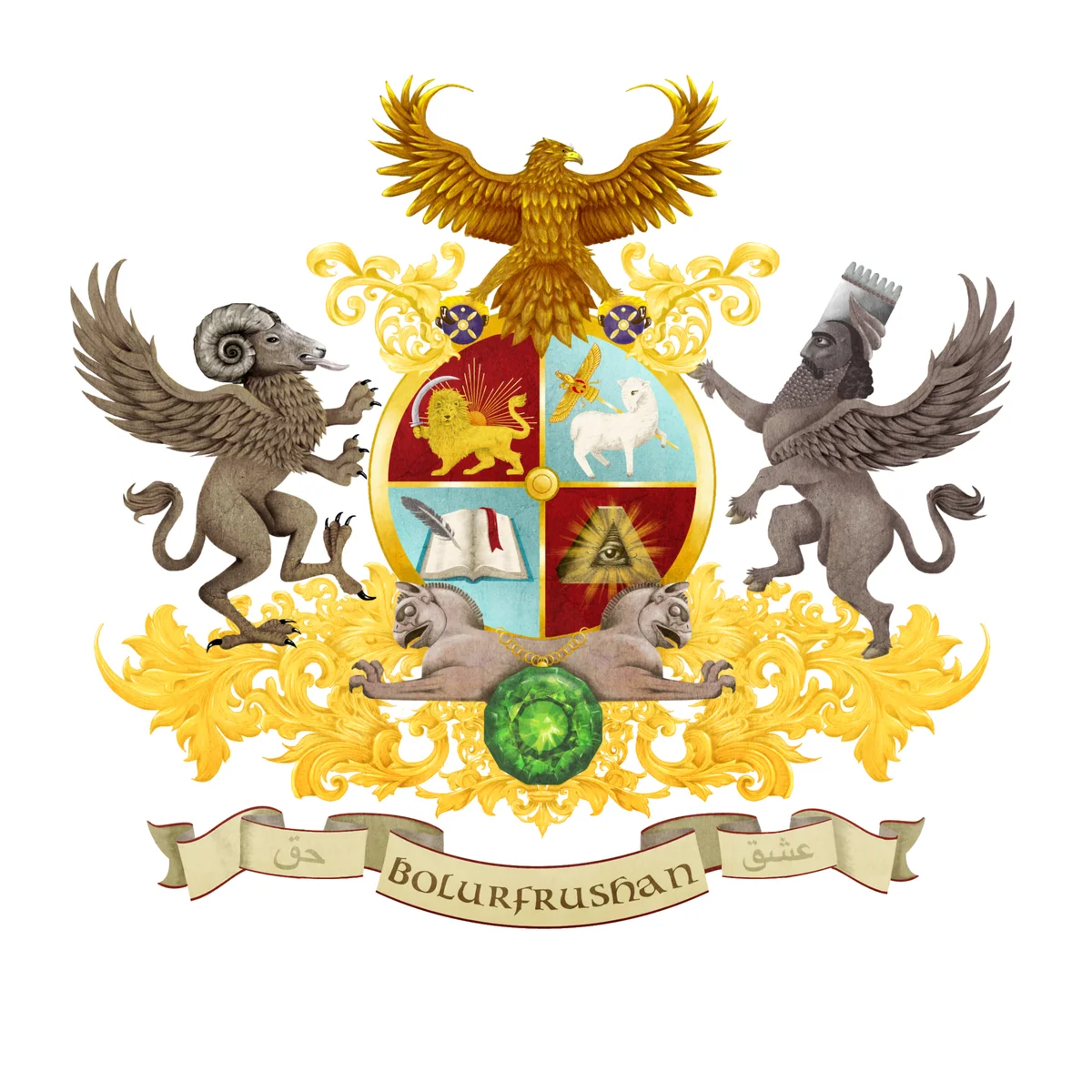 Bolurfrushan family crest