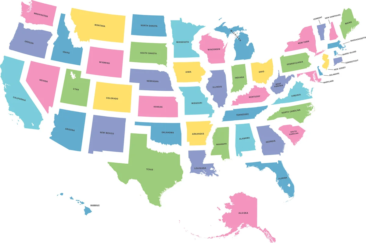 United States of America Map