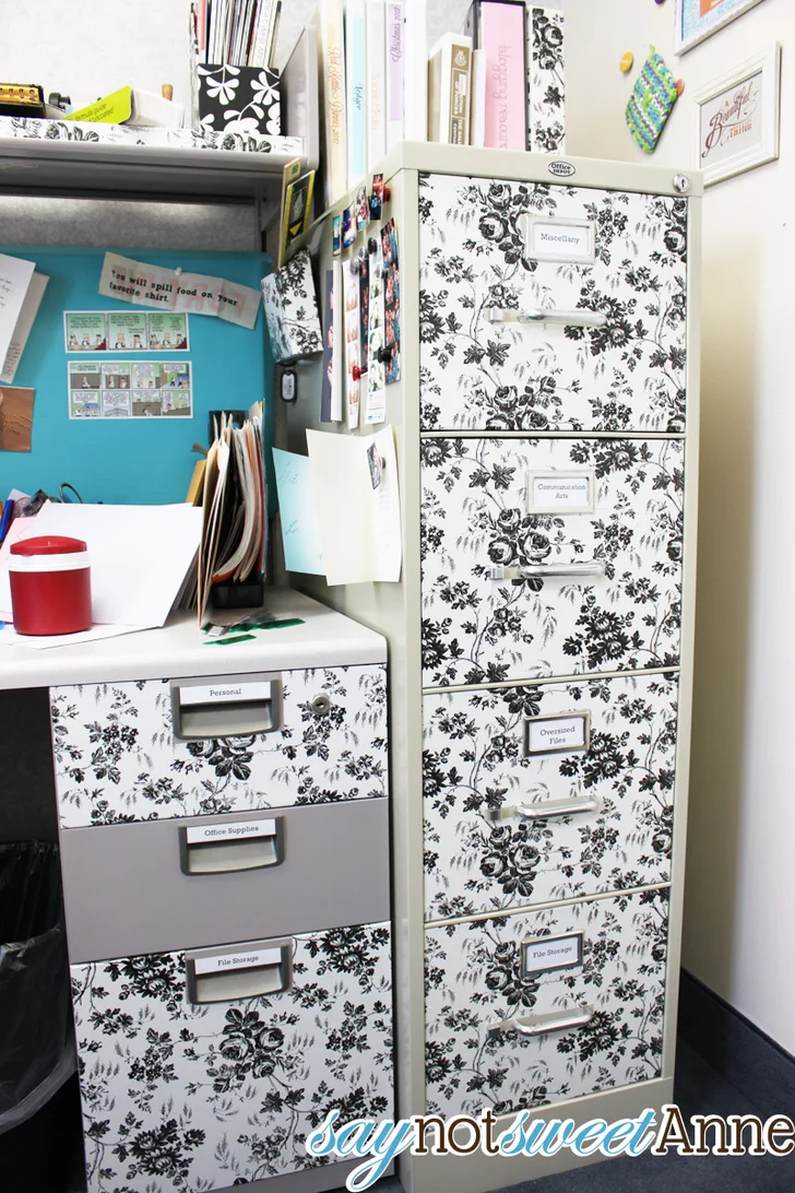 floral file cabinet