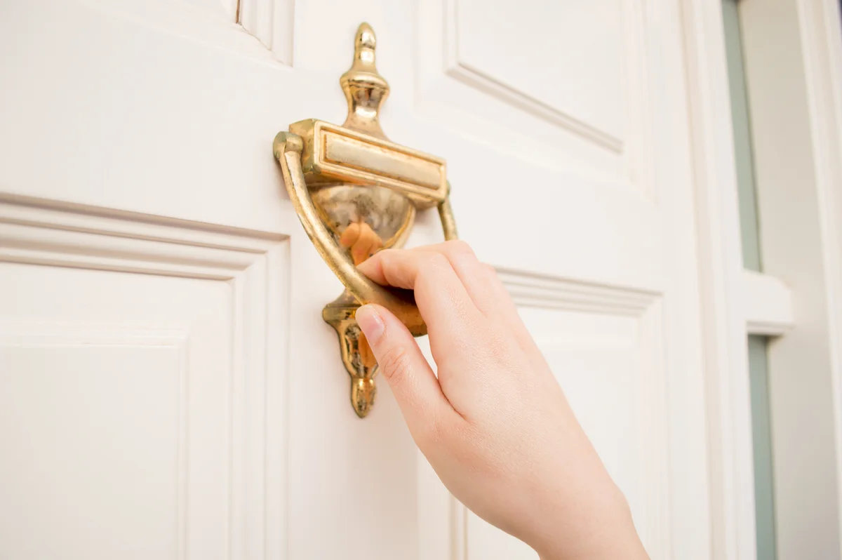 Old door knock