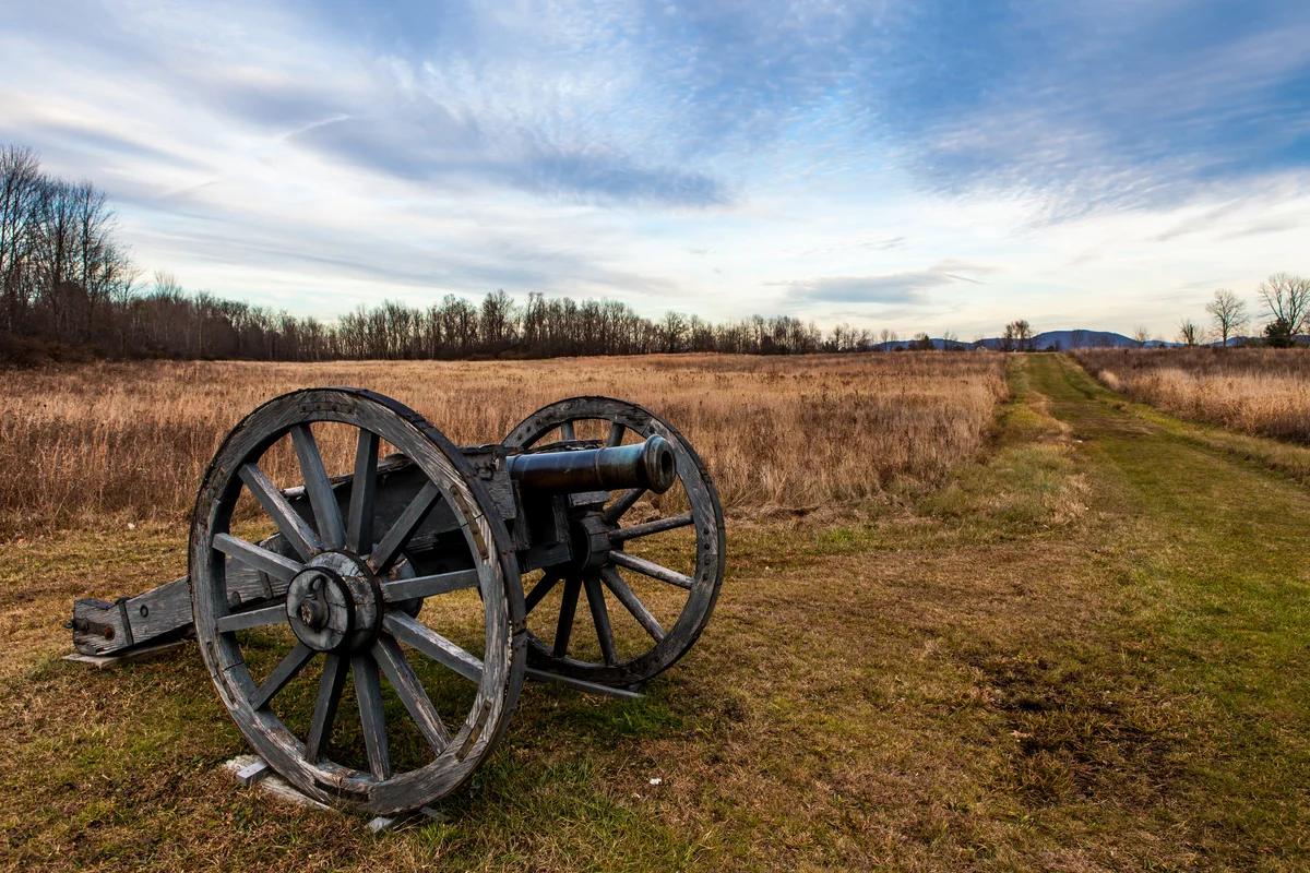 Cannon at Saratoga Battlefield