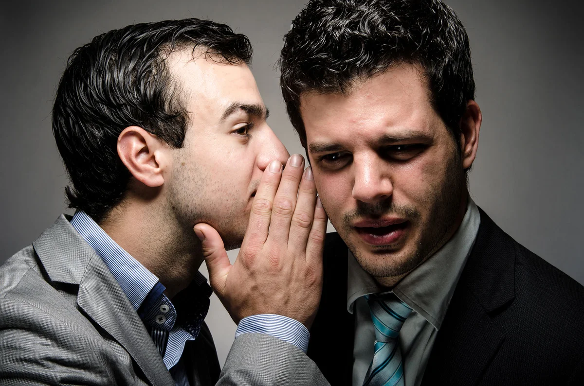 Whispered words at work