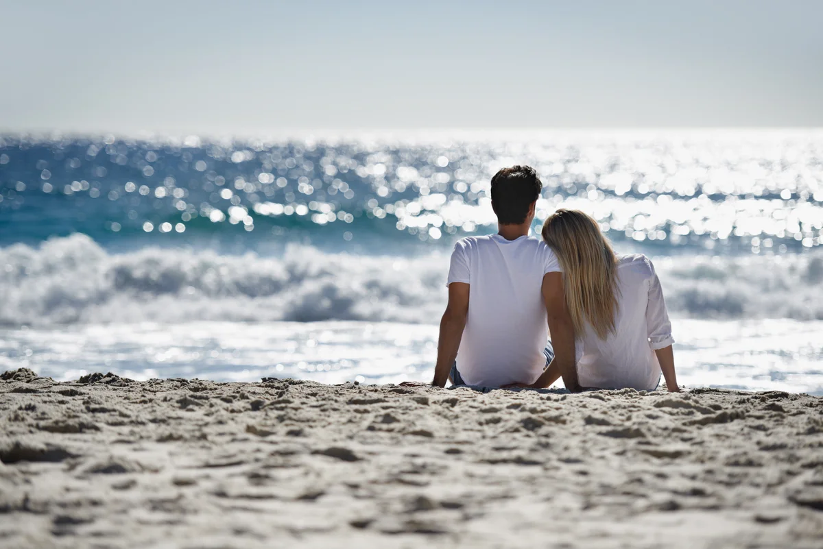 Couple reflecting on love